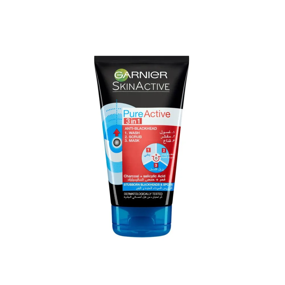 Garnier SkinActive Pure Active Intensive Charcoal 3-in-1 Wash