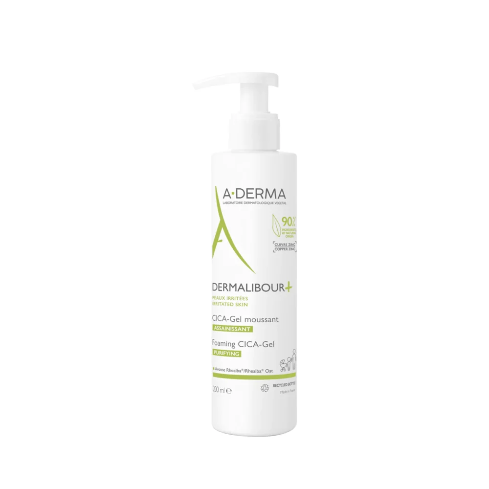 A-DERMA Dermalibour+ Foaming Gel with Copper-Zinc